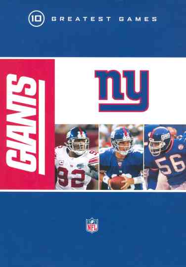 NFL: New York Giants - 10 Greatest Games Poster
