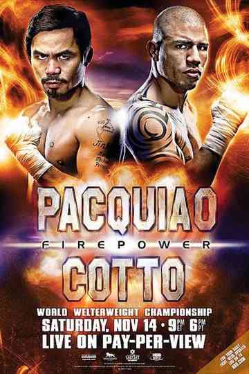 Manny Pacquiao vs Miguel Cotto Poster
