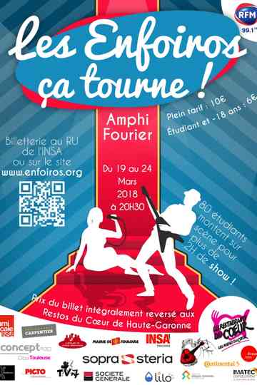 Les Enfoiros ça tourne  poster