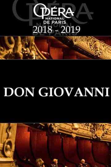 Don Giovanni - Palais Garnier - from June 8 to July 13, 2019 Poster
