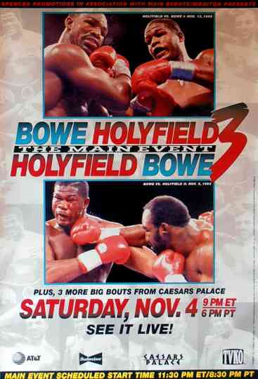 Evander Holyfield vs. Riddick Bowe III Poster