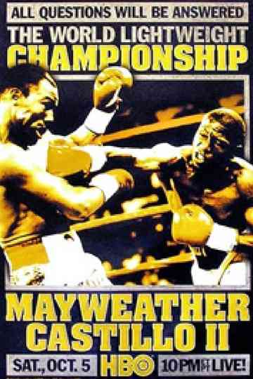 Floyd Mayweather Jr vs Jose Luis Castillo II Poster
