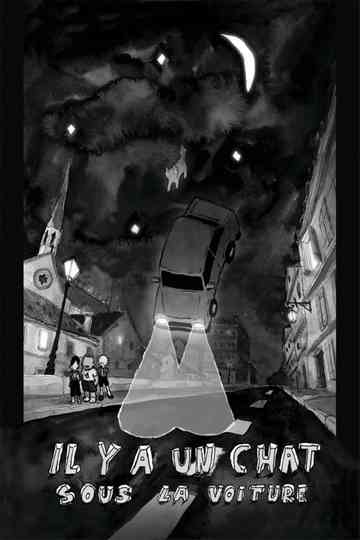 Theres A Cat Under The Car Poster