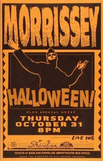 Morrissey - Live at the Shoreline Amphitheatre Poster