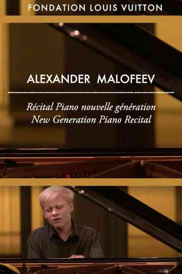Alexander Malofeev Fondation Louis Vuitton Recital Poster
