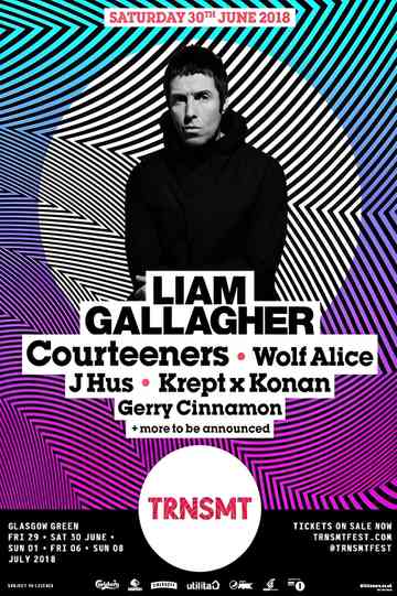 Liam Gallagher Live at TRNSMT 2018 Poster