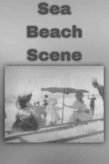 Sea Beach Scene Poster