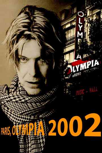 David Bowie Live Olympia Paris Poster