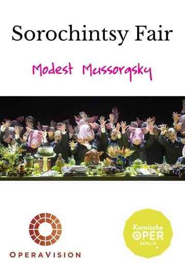 Mussorgsky Sorochintsy Fair Komische Oper Berlin Poster