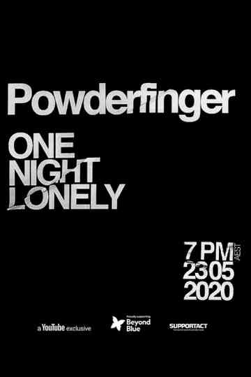Powderfinger One Night Lonely Poster