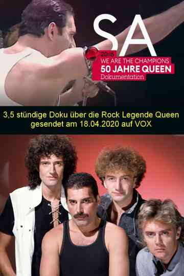 We are the Champions  50 Jahre Queen Poster
