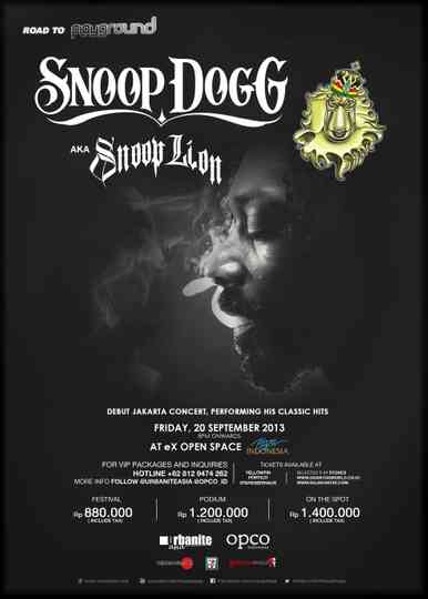 Snoop Dogg: Live at the Avalon Poster