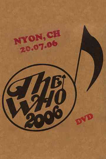 The Who: Nyon 7/20/2006 Poster