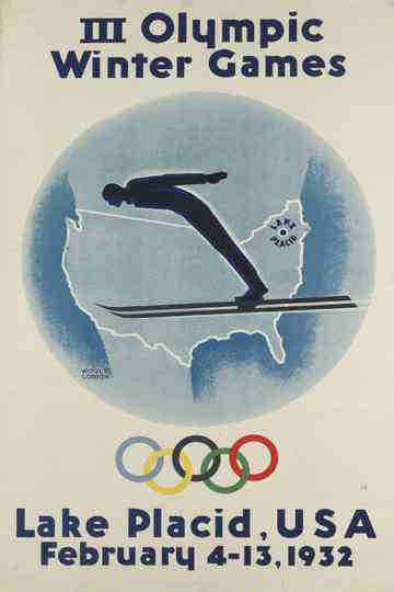 1932 Lake Placid Olympics Poster