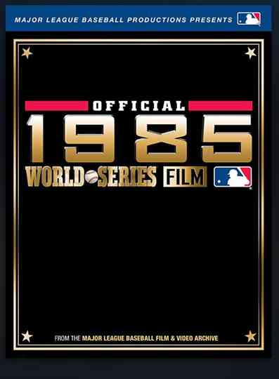 1985 World Series Home Video Kansas City Royals vs St Louis Cardinals Poster