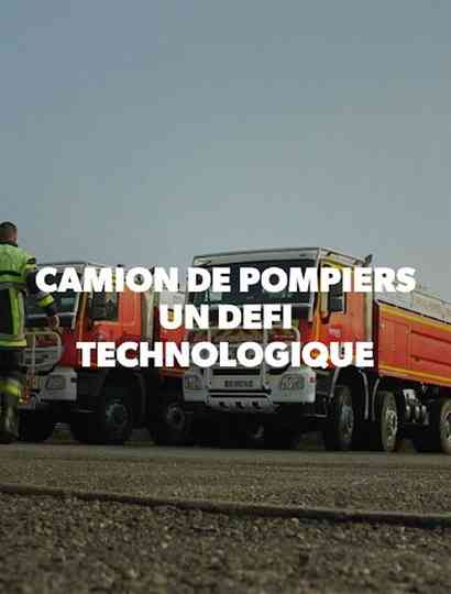 Camion de pompiers  un défi technologique Poster