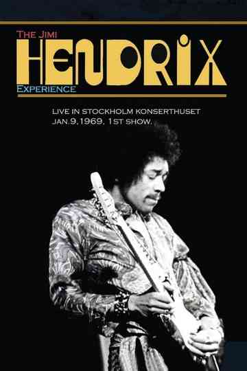 Jimi Hendrix Live in Stockholm 1969 Poster