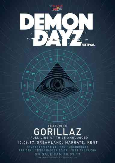 Gorillaz: Demon Dayz Festival Poster