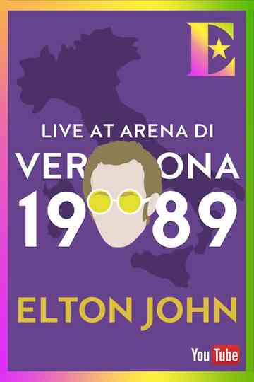Elton John  Arena di Verona Italy Poster