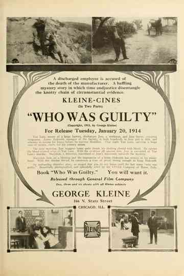 Who Was Guilty Poster