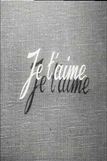 Je t'aime Poster