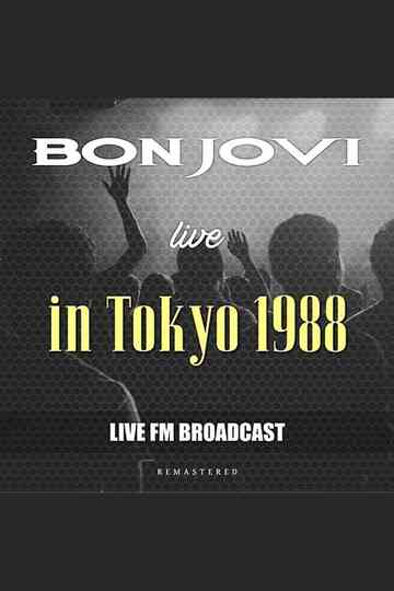 Bon Jovi live in Tokyo 1988 Poster