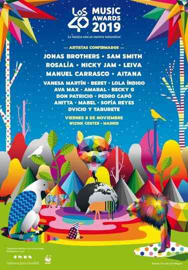 LOS40 Music Awards 2019 Poster