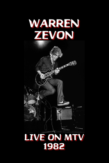 Warren Zevon: Live on MTV Poster