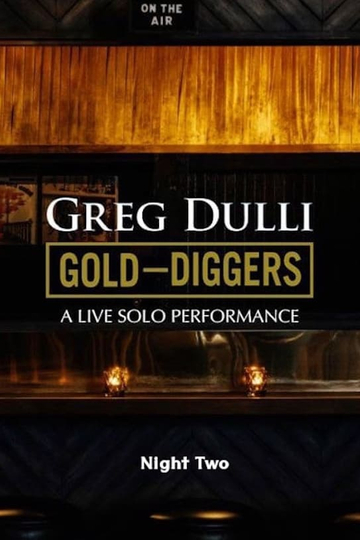 Greg Dulli - Live at Gold Diggers - Show Two Poster