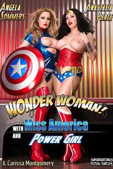 Wonder Woman With Miss America and Power Girl Poster