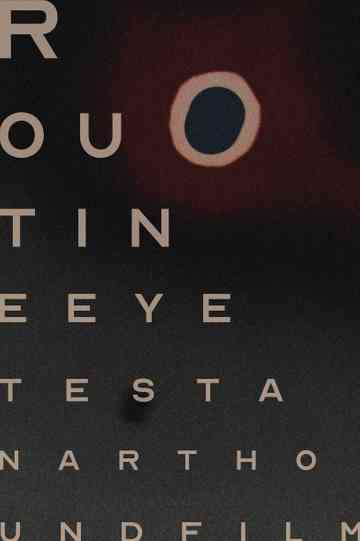 Routine Eye Test Poster