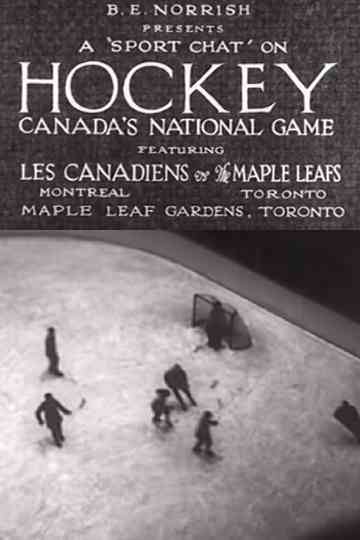 Hockey Canadas National Game poster