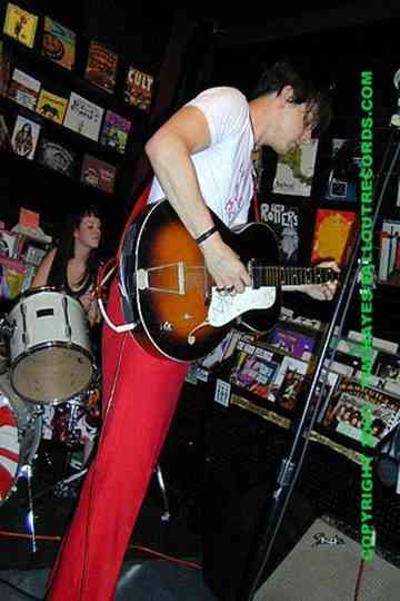 The White Stripes: Live at Fallout Records Poster