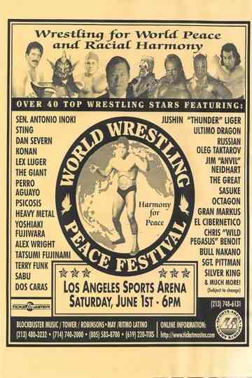 World Wrestling Peace Festival Poster