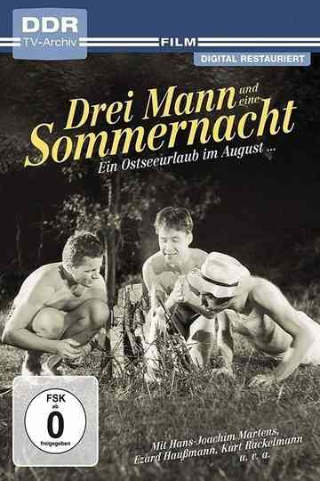 Drei Mann und eine Sommernacht Poster