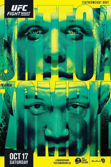 UFC Fight Night 180: Ortega vs. The Korean Zombie Poster