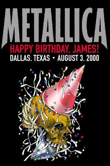 Metallica Live in Dallas Texas  August 3 2000 Poster