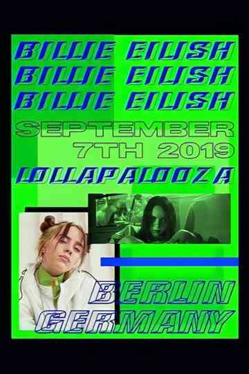 Billie Eilish Live at Lollapalooza Berlin Poster