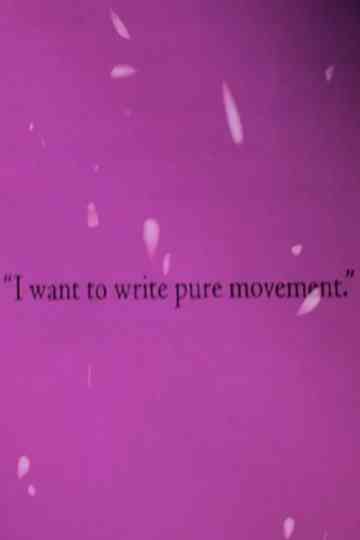 I Want to Write Pure Movement Poster