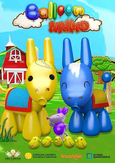 Balloon Barnyard Poster