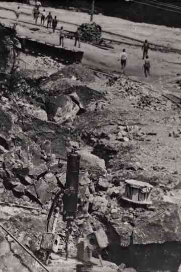 A Blast at the Solvay Quarries Poster