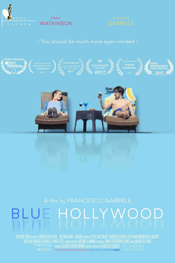 Blue Hollywood Poster