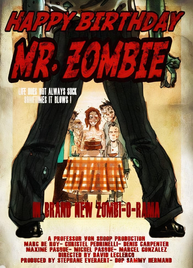 Happy Birthday Mr Zombie Poster