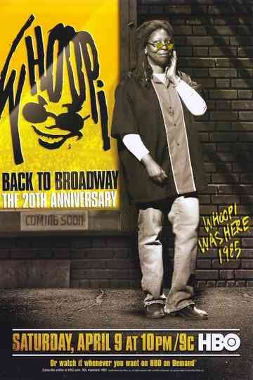 Whoopi Goldberg Back to Broadway Poster