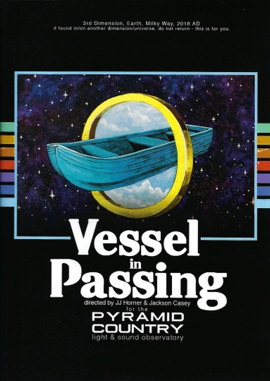 Pyramid Country Vessel in Passing Poster