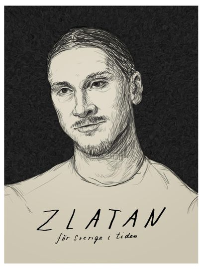 ZLATAN For Sweden With The Times
