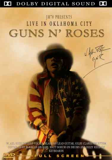 Guns N Roses Live In Oklahoma City Poster