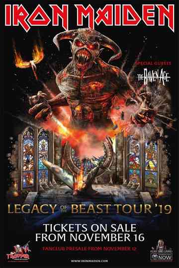 Iron Maiden  Legacy Of The Beast Tour poster