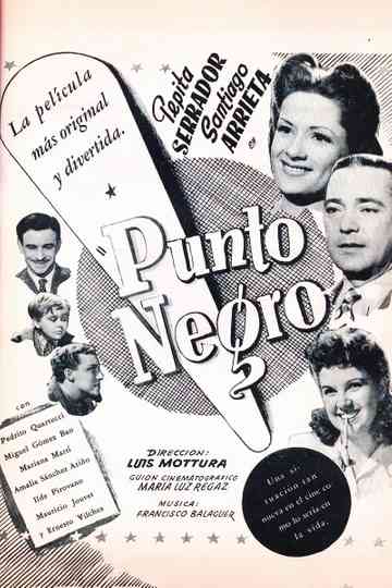 Punto negro Poster