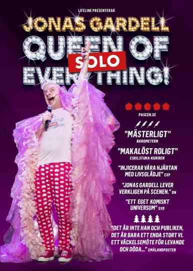 Jonas Gardell  Queen of fucking everything Poster
